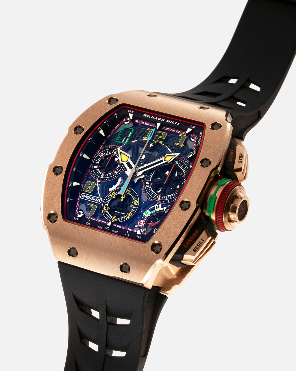 リシャール ミル RM65-01 クロノグラフ ローズゴールド ウォッチ